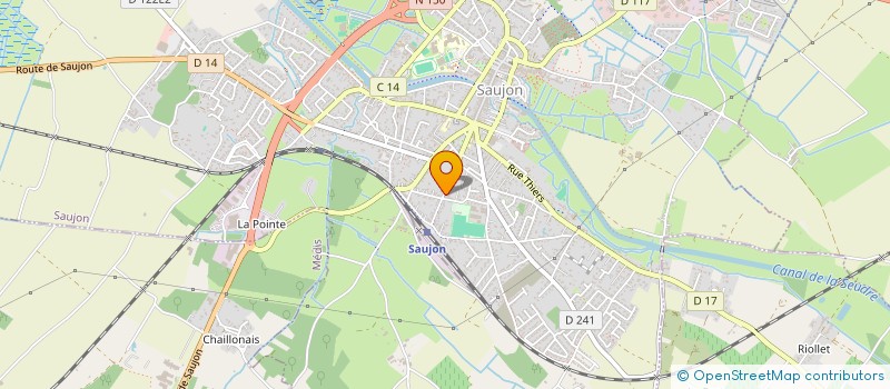 localisation de l'entreprise MADAME NATACHA WITTMANN  SAUJON