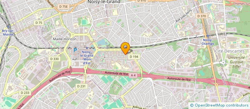 localisation de l'entreprise MADAME NATACHA YAMGOUE SIELANOU à LA COURNEUVE
