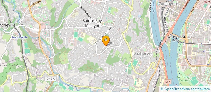 localisation de l'entreprise MADAME NATAELLE VINADIA  SAINTE-FOY-LES-LYON