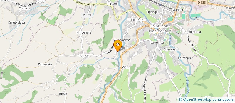 localisation de l'entreprise MADAME NATAHCHA FOURRAGEAT  UHART-CIZE