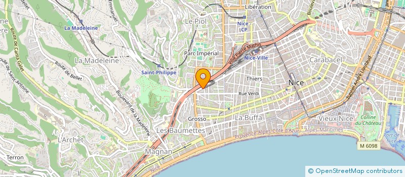 localisation de l'entreprise MADAME NATALI COSTA GOMES  NICE