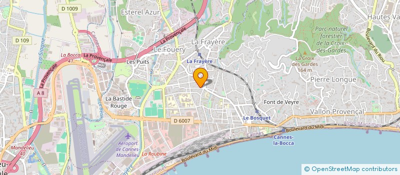 localisation de l'entreprise MADAME NATALIA ARCAS MARIN à CANNES