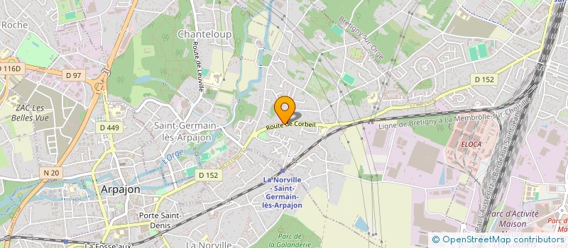 localisation de l'entreprise MADAME NATALIA BALTATESCU à SAINT-GERMAIN-LES-ARPAJON