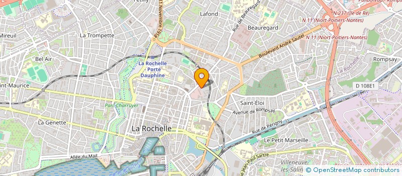 localisation de l'entreprise MADAME NATALIA BAUDET  LA ROCHELLE