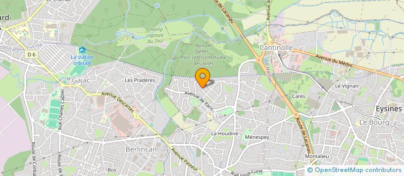 localisation de l'entreprise MADAME NATALIA CAPARROS ZABOLOTNOVA  LE HAILLAN