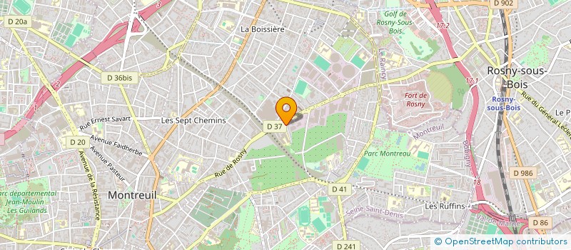 localisation de l'entreprise MADAME NATALIA COSTIUNINA SCRISU à MONTREUIL