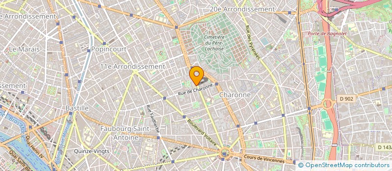 localisation de l'entreprise MADAME NATALIA CRAVO  PARIS