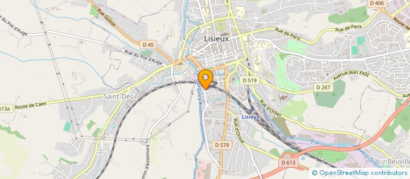localisation de l'entreprise MADAME NATALIA CRETU à LISIEUX