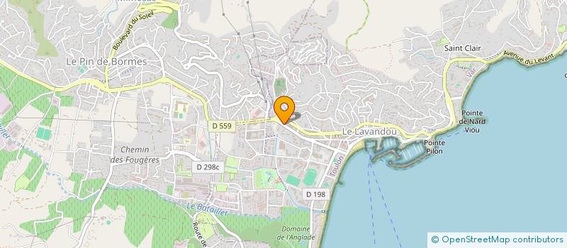 localisation de l'entreprise MADAME NATALIA DE SOUSA DUARTE SENRA à LE LAVANDOU