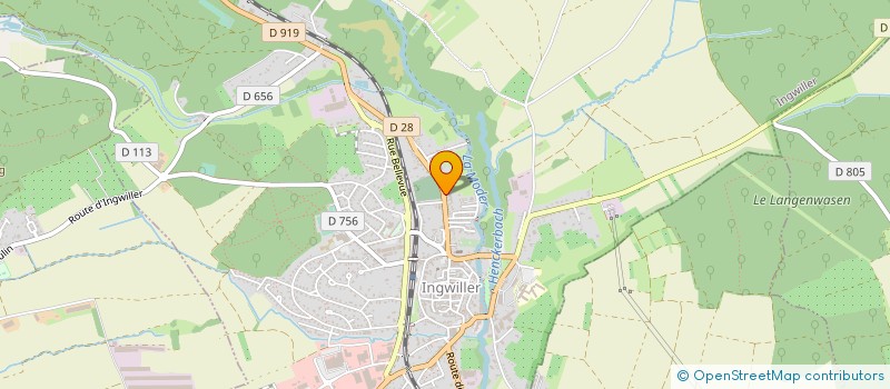 localisation de l'entreprise MADAME NATALIA GIOSA FUJITA  INGWILLER