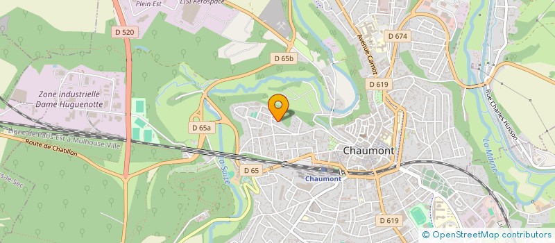 localisation de l'entreprise MADAME NATALIA GOROKH  CHAUMONT