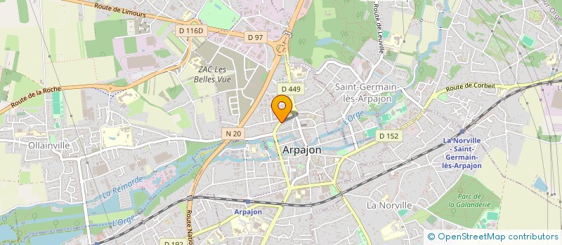 localisation de l'entreprise MADAME NATALIA INDEAMNA à ARPAJON
