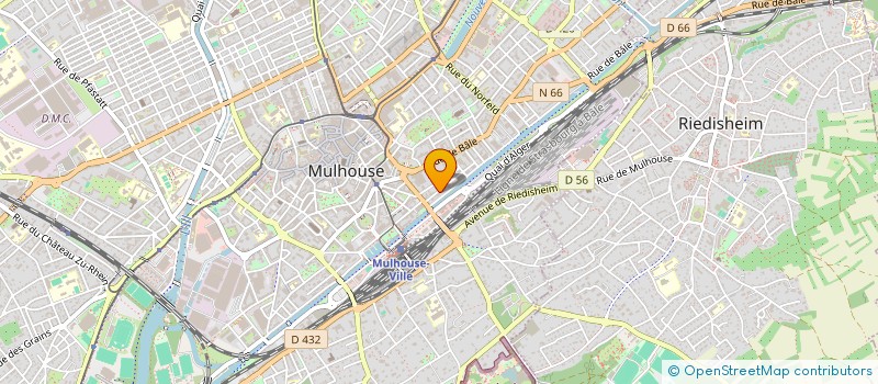 localisation de l'entreprise MADAME NATALIA KLEPACHEVSKAYA  MULHOUSE