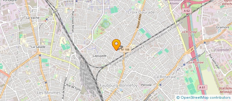 localisation de l'entreprise MADAME NATALIA KOMOROVA  TOULOUSE