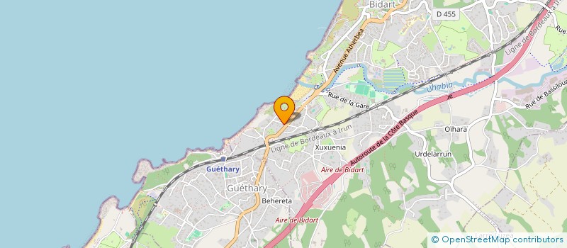 localisation de l'entreprise MADAME NATALIA KOPYLOVA  BIDART