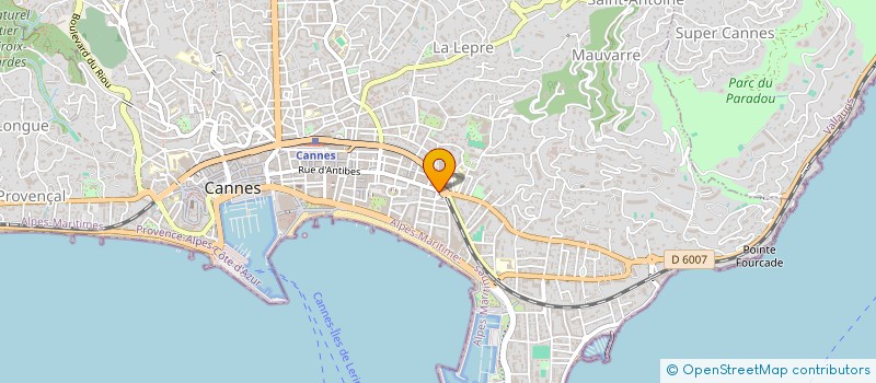 localisation de l'entreprise MADAME NATALIA KOVRU à CANNES