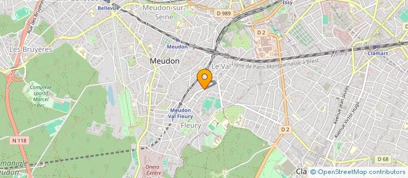 localisation de l'entreprise MADAME NATALIA KOZDRA à MEUDON