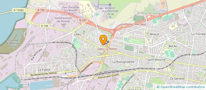 localisation de l'entreprise MADAME NATALIA KROTOVA  LA ROCHELLE