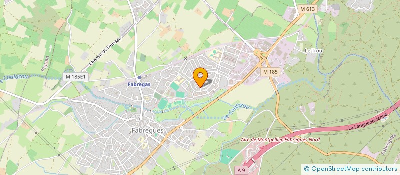 localisation de l'entreprise MADAME NATALIA KUDERCZAK  FABREGUES