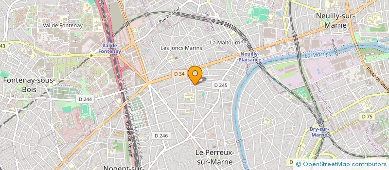 localisation de l'entreprise MADAME NATALIA LAZAR  LE PERREUX-SUR-MARNE