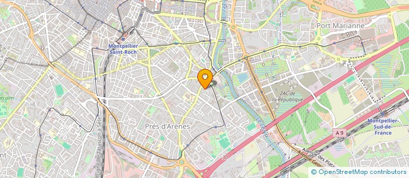 localisation de l'entreprise MADAME NATALIA LUKASHINA à MONTPELLIER