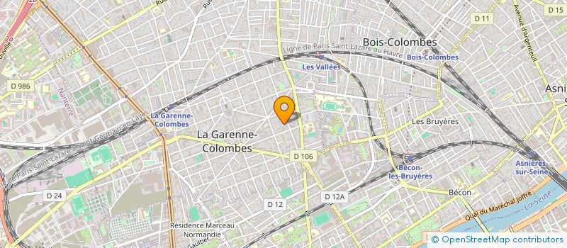 localisation de l'entreprise MADAME NATALIA MAKAROVA à LA GARENNE-COLOMBES