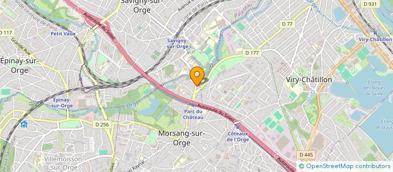 localisation de l'entreprise MADAME NATALIA MARKOVSKAYA  MORSANG-SUR-ORGE