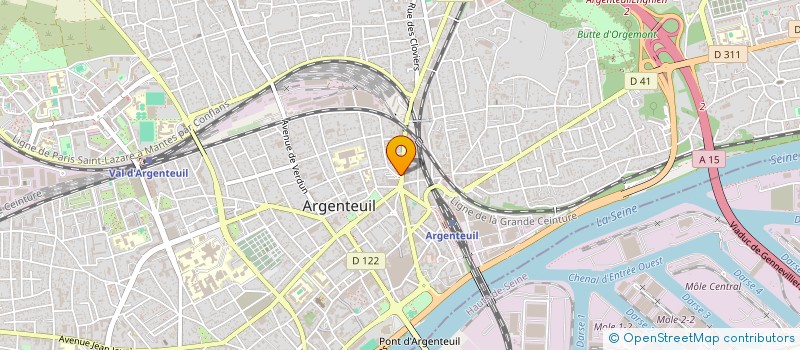 localisation de l'entreprise MADAME NATALIA MORONENKO  ARGENTEUIL