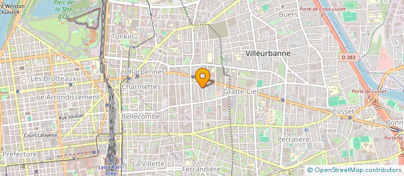 localisation de l'entreprise MADAME NATALIA PAYS  VILLEURBANNE