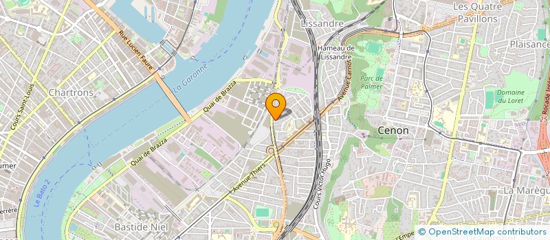 localisation de l'entreprise MADAME NATALIA RODRIGUEZ RAMIREZ  CENON