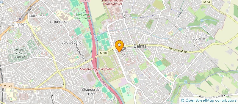 localisation de l'entreprise MADAME NATALIA SILVA SANCHEZ  BALMA