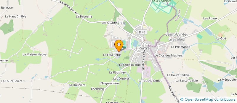 localisation de l'entreprise MADAME NATALIA TCHERNIKOVA  LE PERTRE