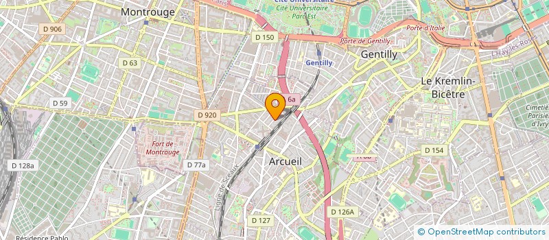 localisation de l'entreprise MADAME NATALIA TIKHONOVA  ARCUEIL