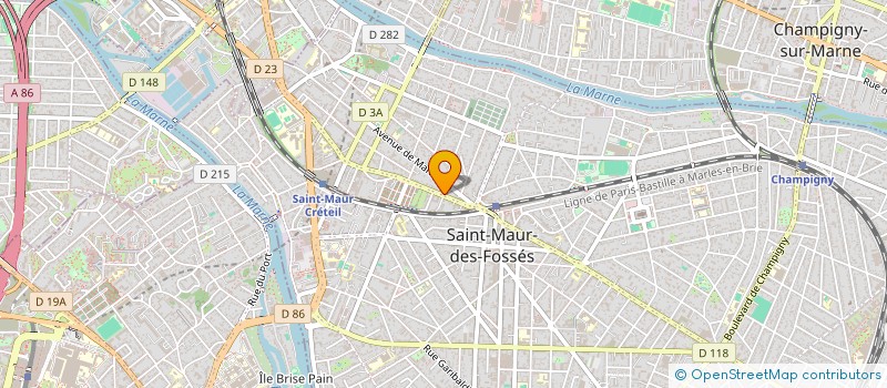 localisation de l'entreprise MADAME NATALIA VIEIRA DO BEM à SAINT-MAUR-DES-FOSSES