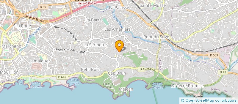 localisation de l'entreprise MADAME NATALIA VORONOVA  TOULON