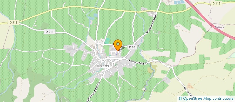 localisation de l'entreprise MADAME NATALIA VULTUR  ARZENS