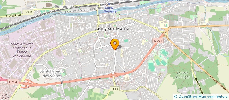 localisation de l'entreprise MADAME NATALIA ZOUBKOVA  LAGNY-SUR-MARNE