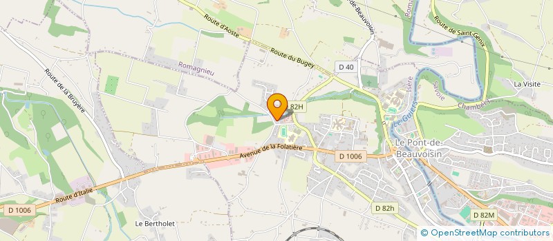 localisation de l'entreprise MADAME NATALIE ABEILLE  LE PONT-DE-BEAUVOISIN