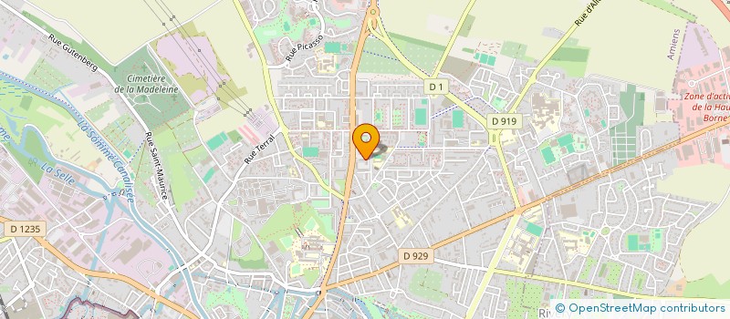 localisation de l'entreprise MADAME NATALIE BOCQUILLON  AMIENS