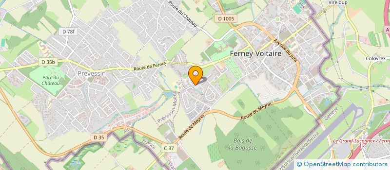 localisation de l'entreprise MADAME NATALIE BOGGIANO BARRIOLA à FERNEY-VOLTAIRE