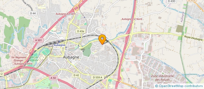 localisation de l'entreprise MADAME NATALIE COTE à AUBAGNE