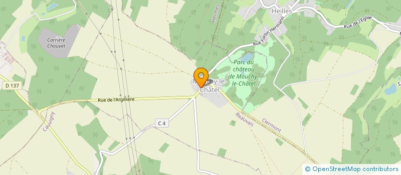 localisation de l'entreprise MADAME NATALIE DE NOAILLES  MOUCHY-LE-CHATEL