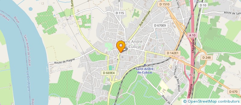 localisation de l'entreprise MADAME NATALIE GRYSPEERT  SAINT-ANDRE-DE-CUBZAC