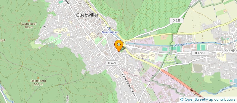 localisation de l'entreprise MADAME NATALIE HALM  GUEBWILLER