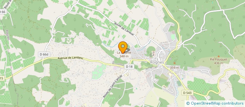 localisation de l'entreprise MADAME NATALIE HIGGS  ROGNES