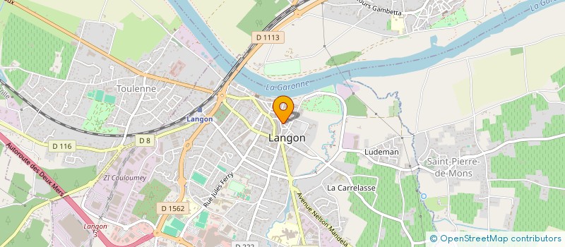 localisation de l'entreprise MADAME NATALIE KERSH  LANGON