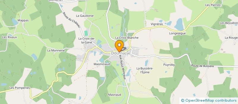 localisation de l'entreprise MADAME NATALIE LEDUC à DOURNAZAC