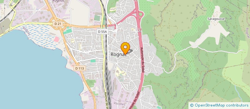 localisation de l'entreprise MADAME NATALIE LUCCHINI  ROGNAC