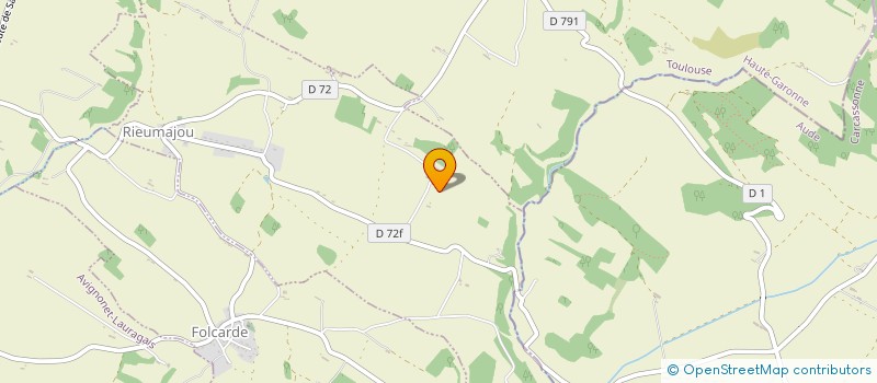 localisation de l'entreprise MADAME NATALIE MATHIEU  RIEUMAJOU