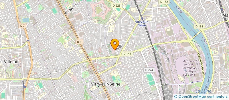 localisation de l'entreprise MADAME NATALIE MENDONCA SANTANA  VITRY-SUR-SEINE